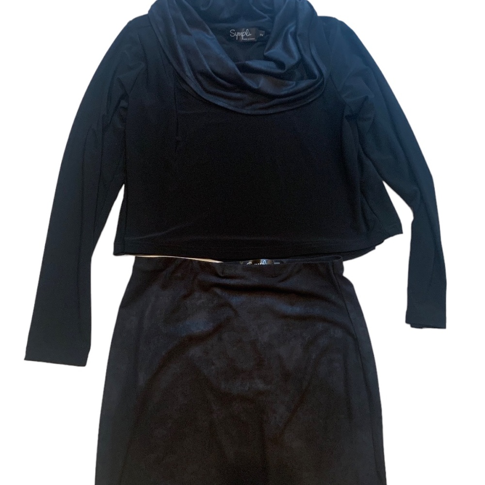 Sympli Top & Skirt Set NWOT